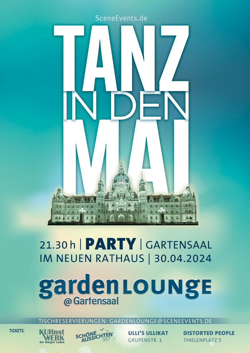 GardenLounge Party im Gartensaal im Neuen Rathaus Hannover