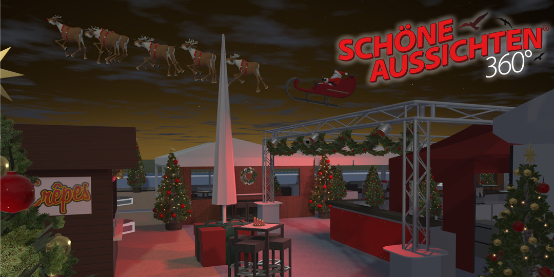 Hannover Citys höchsteer Weihnachtsmarkt - Schöne Aussichten 360° Winter Edition